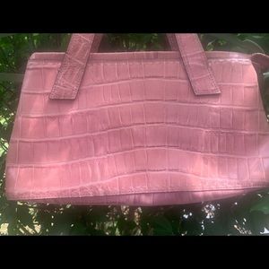 🐝 FOSSIL PINK HANDLE PURSE